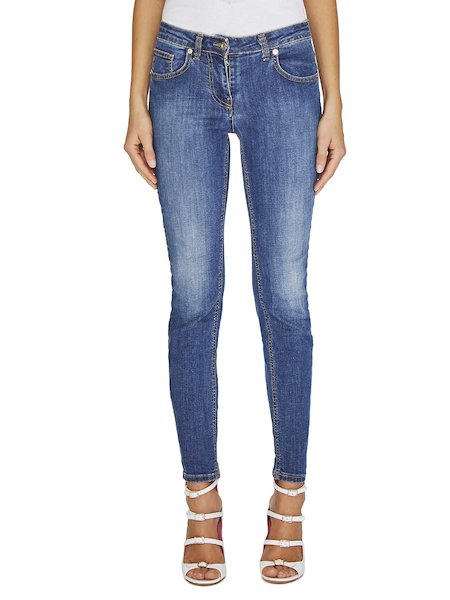 450x600 Jeans With Rips Blumarine - Skinny Jeans Sketch