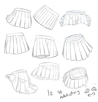 Sketch Of A Skirt