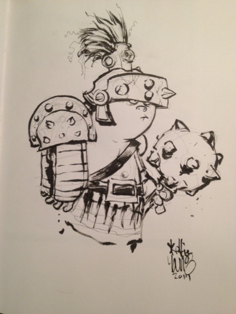 480x640 Skottie Young Baby Planet Hulk Comic Convention Sketch Awesome - Skottie Young Sketch