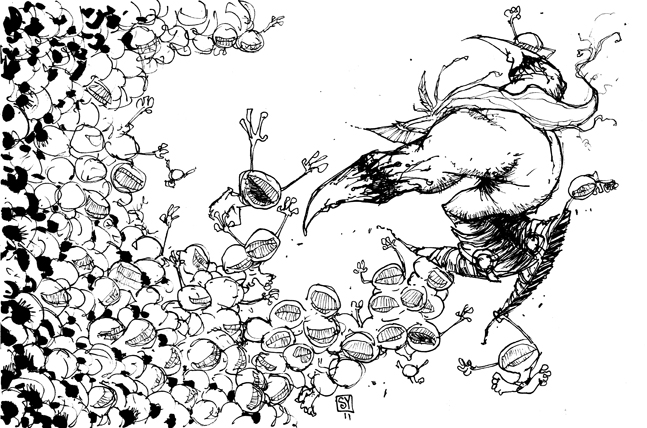 647x428 Daily Sketch Maxx - Skottie Young Sketch