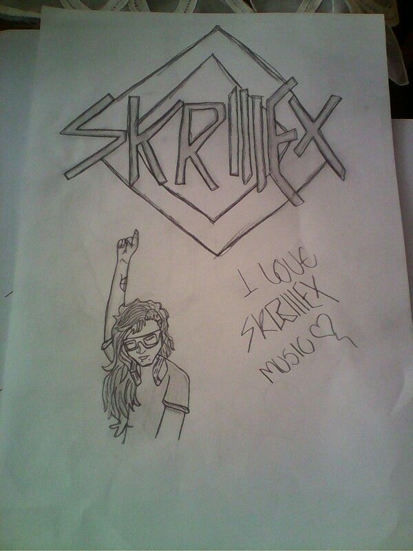 600x800 Skrillex Cosas Para Dibujar Skrillex - Skrillex Sketch