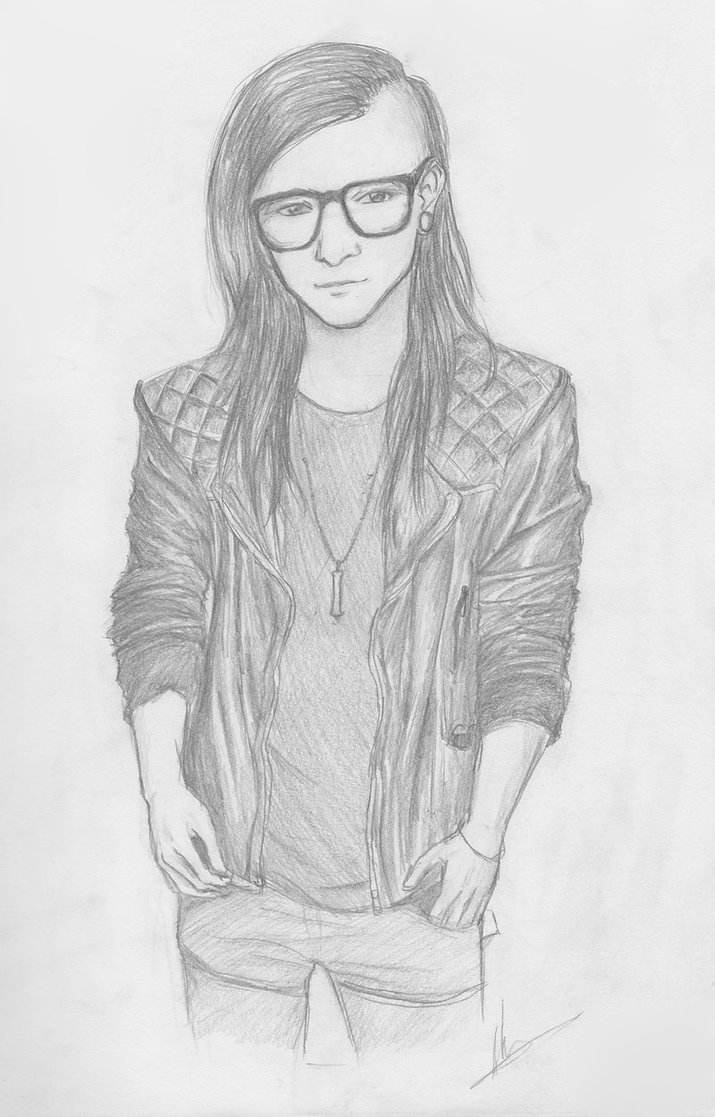 715x1117 Skrillex By Roxyjana - Skrillex Sketch