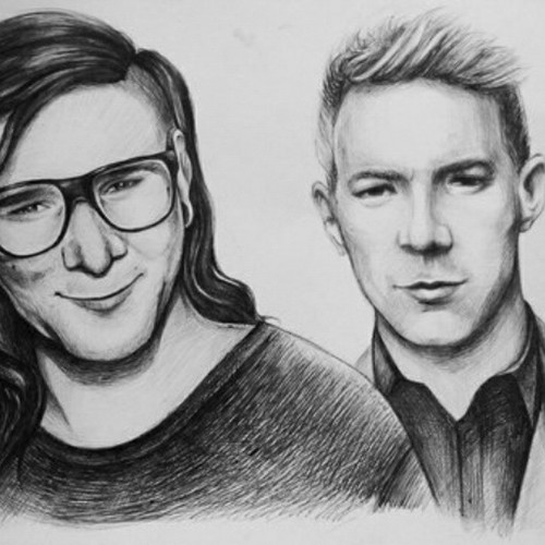 500x500 Fan Art Discovered By @edwingustavo Mejiamartine - Skrillex Sketch