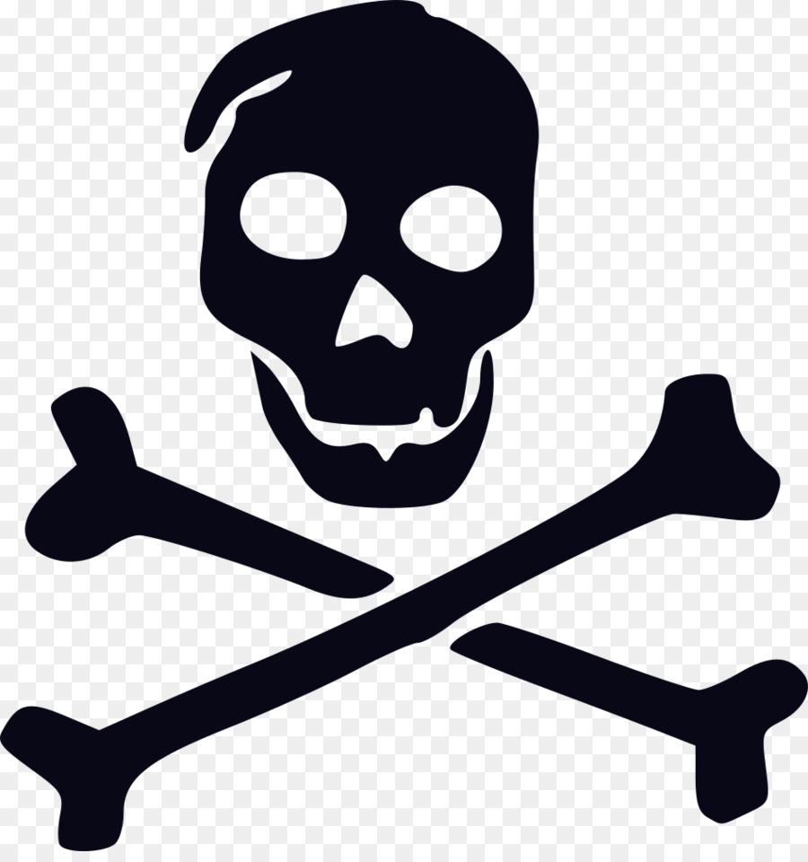 900x960 Jolly Roger Pirate Skull And Crossbones Clip Art Flag - Skull And Crossbones Sketch