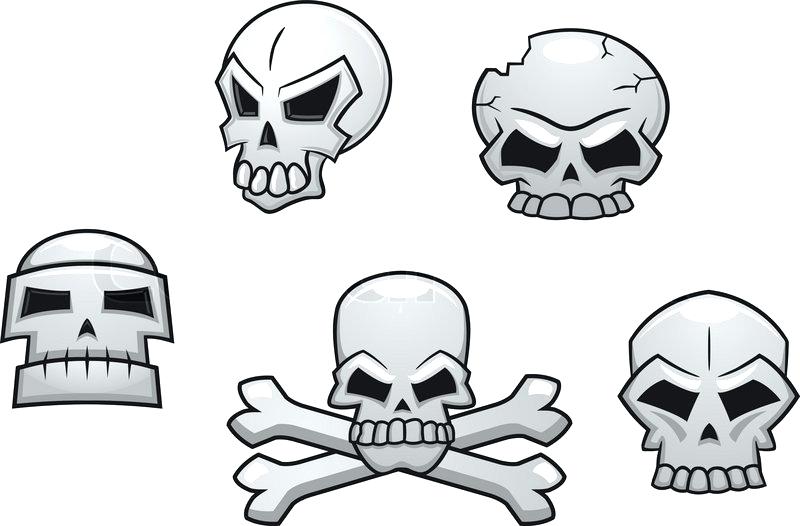 800x526 Skull Set Black Skull Set Day Of The Dead Skull Sketch Tattoo - Skull And Crossbones Sketch