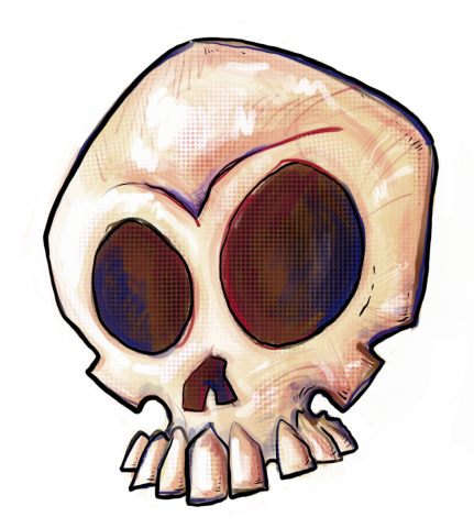 431x480 Skull Sketch - Skull Sketch Images