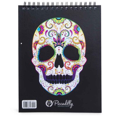 400x400 Sugar Skull Sketch Book Five Below - Skull Sketch Images