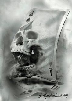 Skull Tattoo Sketch at PaintingValley.com | Explore collection of Skull ...