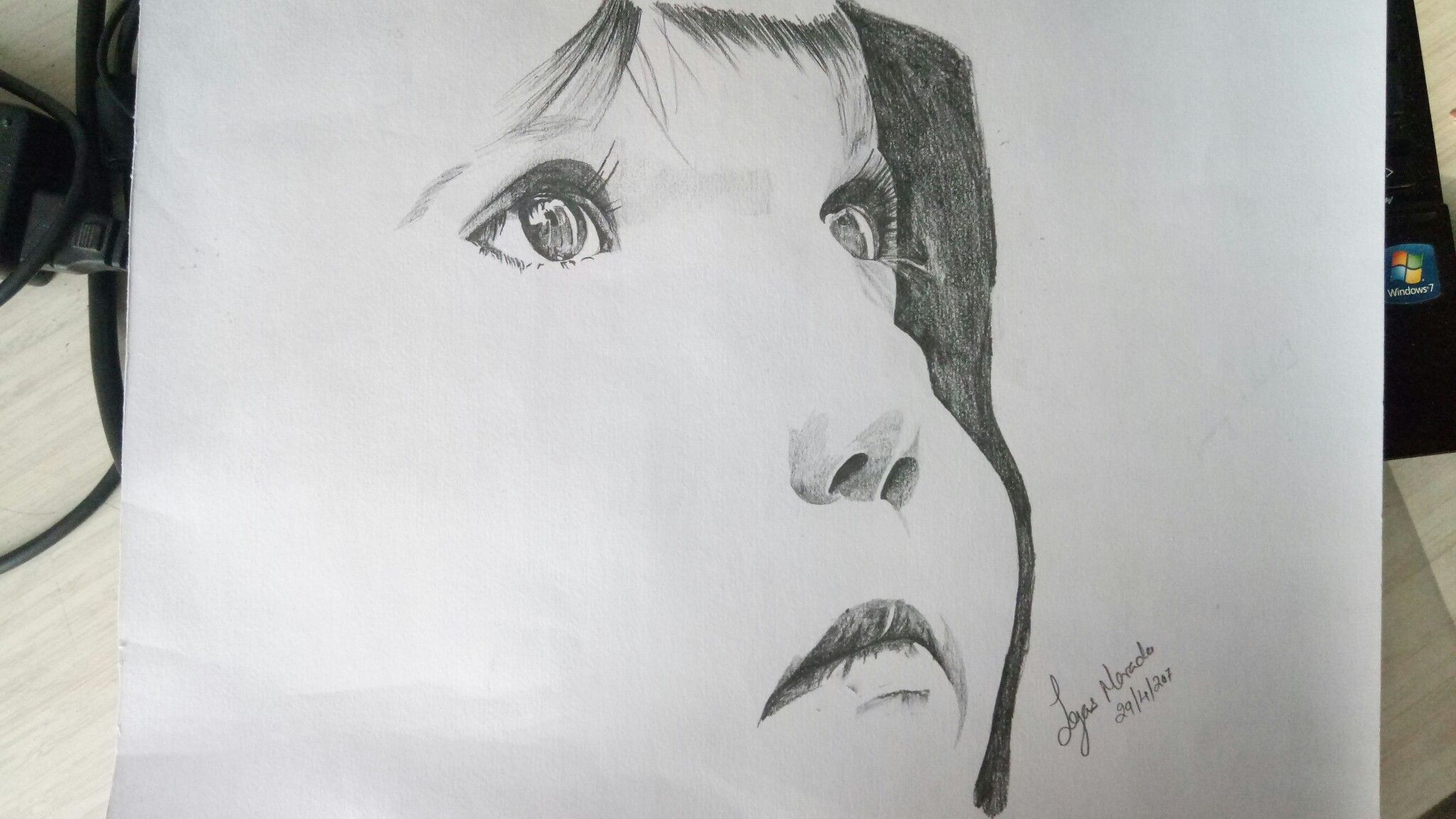 2048x1152 Looking - Sky Pencil Sketch