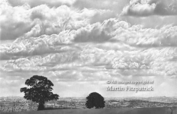 700x450 Northern Sky - Sky Pencil Sketch