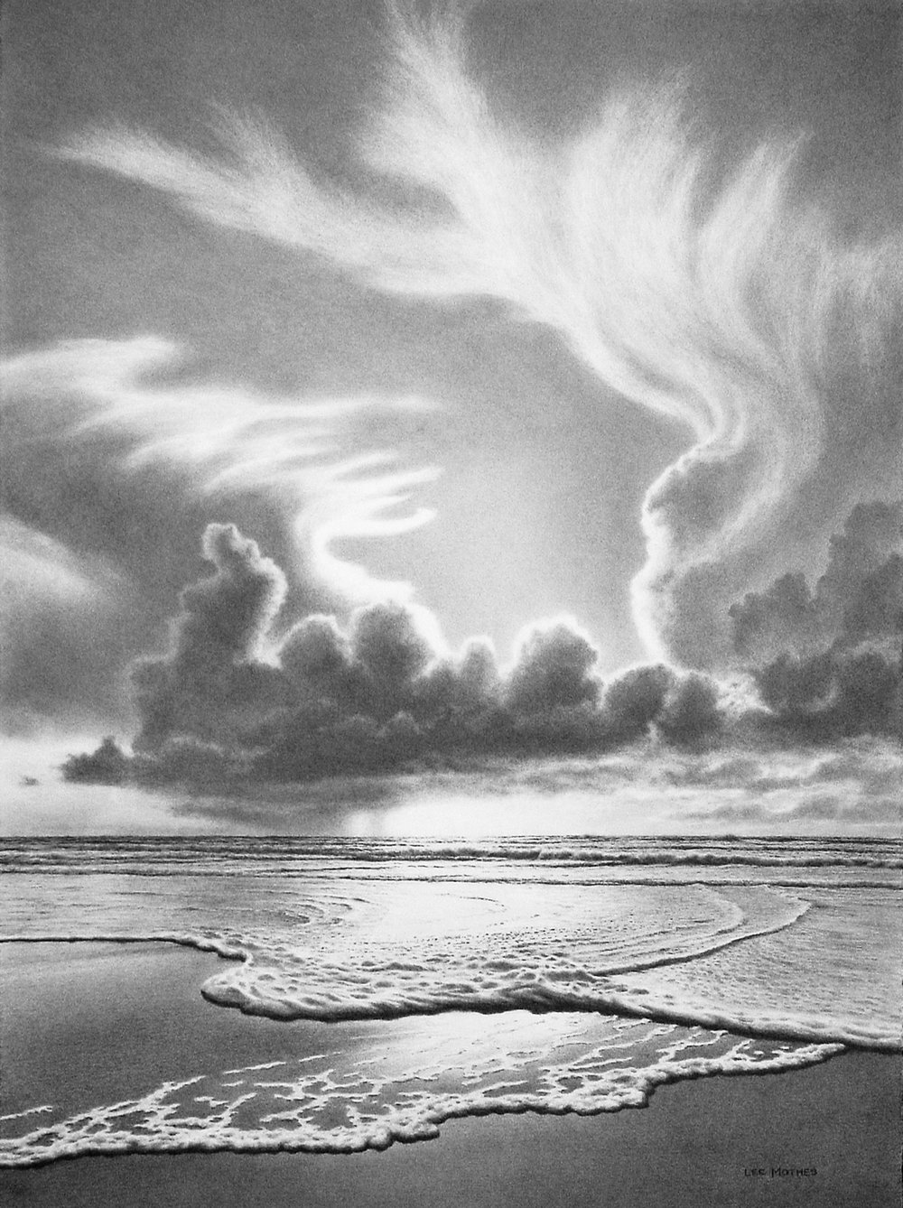 Night Sky Pencil Sketch Sky Night Clouds Moon Drawing Painting Cloudy 