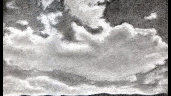 570x320 Drawing Clouds With Pencil How To Draw Realistic Clouds Draw - Sky Pencil Sketch