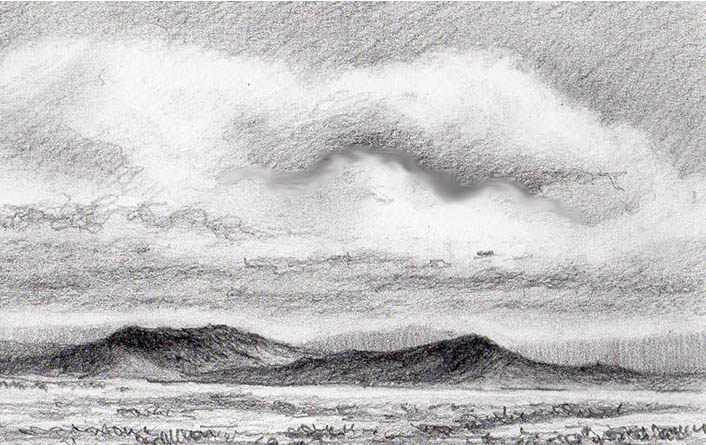 706x445 How To Draw Mountains In 5 Easy Steps - Sky Sketch