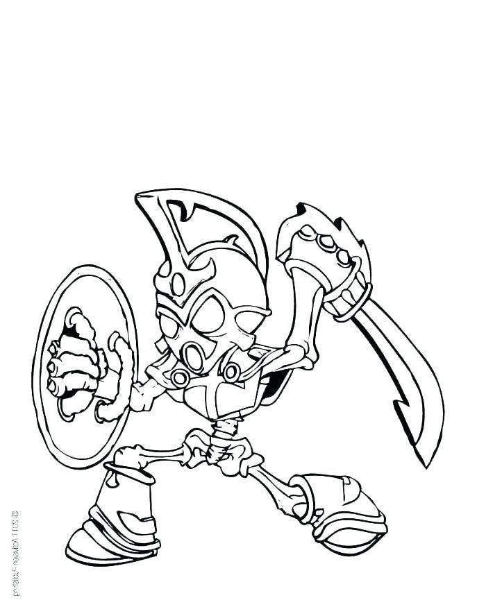 687x888 The Skylanders Coloring Pages Sketch - Skylanders Sketch
