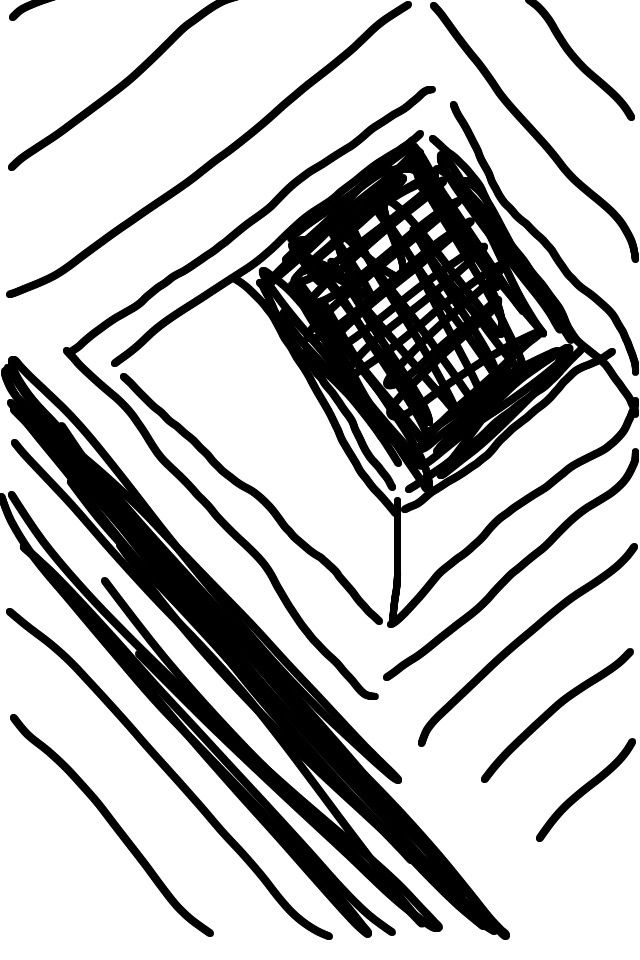 640x960 Drawing - Skylight Sketch