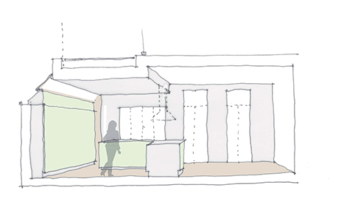 500x307 House In Fulham Texere Studio - Skylight Sketch