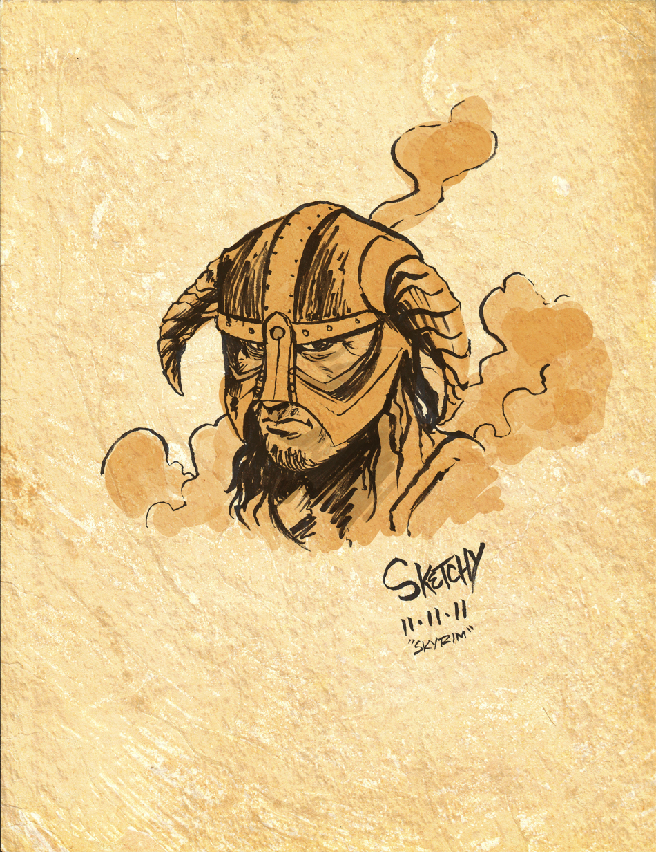 950x1232 Entry 203 Skyrim Sketch 1 Sketchy Mcdrawpants - Skyrim Sketch