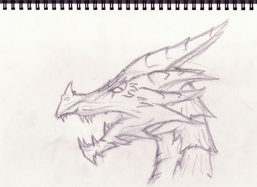 900x656 Skyrim Art Sketch - Skyrim Sketch