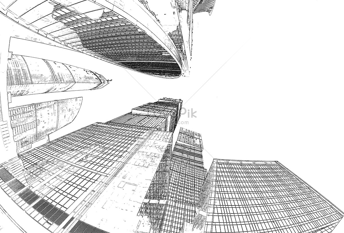 1200x812 Skyscraper Sketch Creative Image Picture Free Download - Skyscraper Sketch