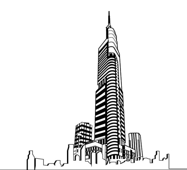 skyscraper sketch