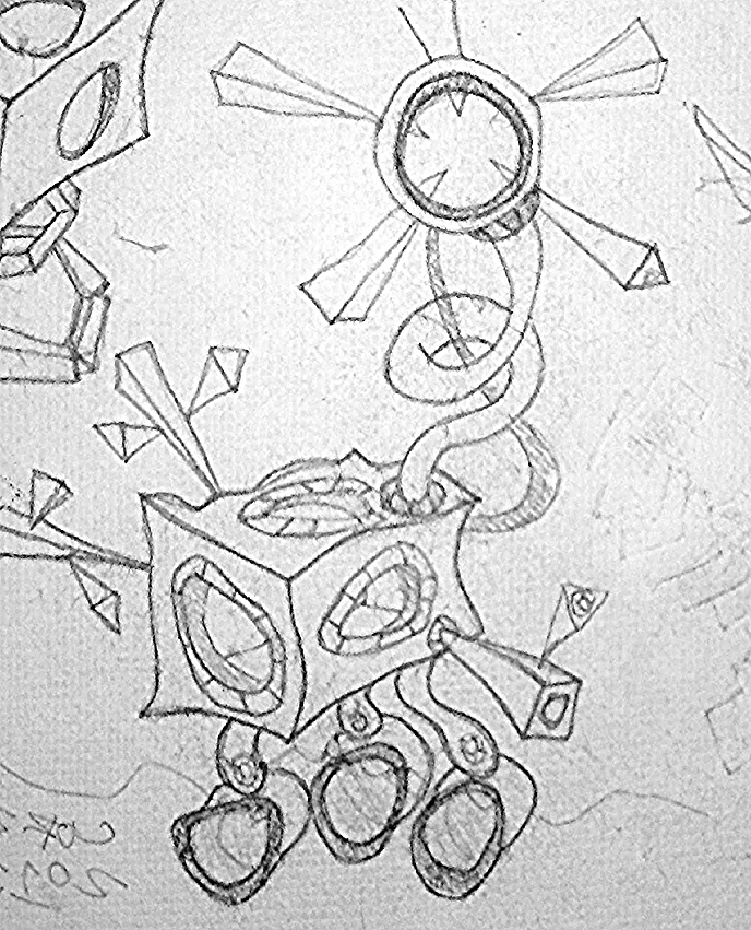 688x851 Drawing - Slap Sketch