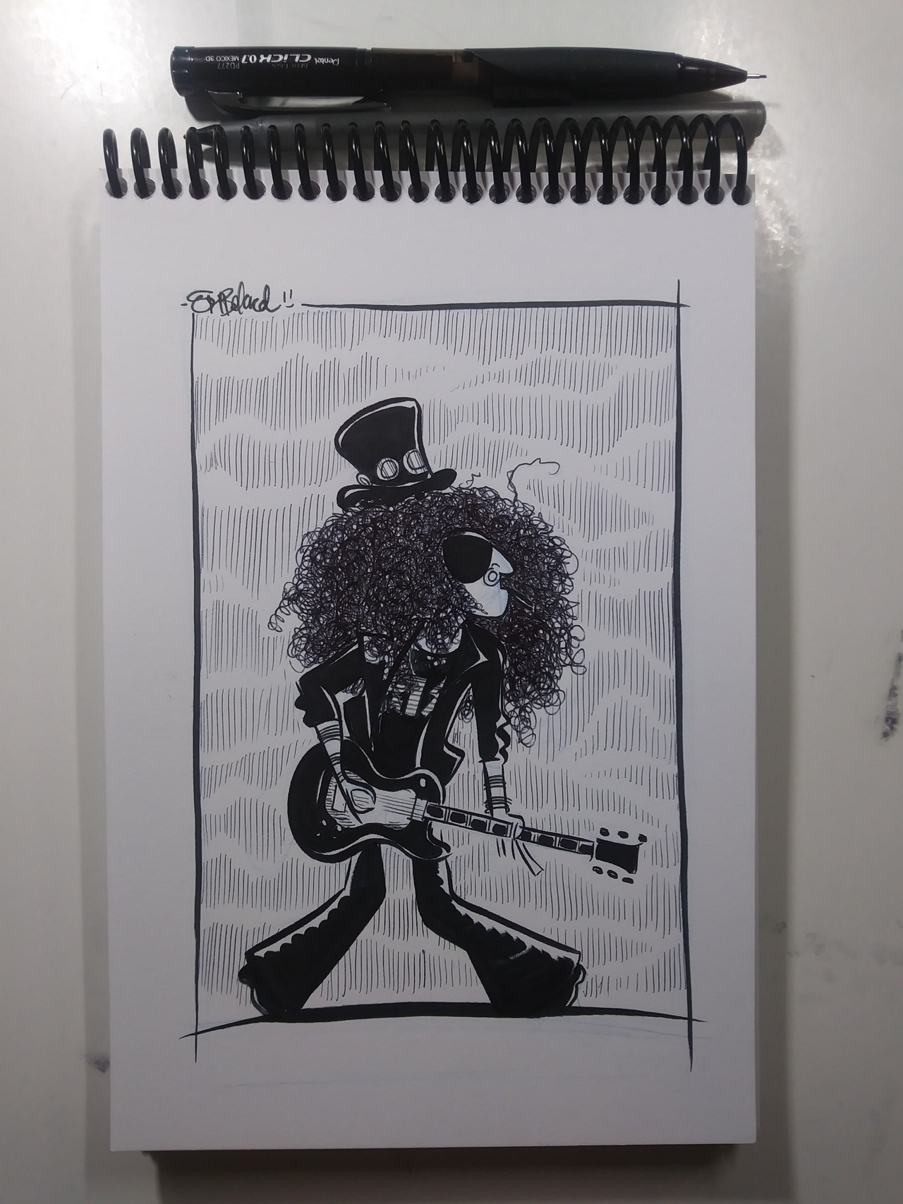 1280x1707 Tom Beland Morning Sketch Slash - Slash Sketch