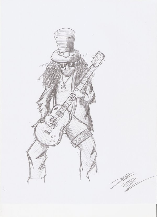 600x825 Slash Sketch By Danteshinobi - Slash Sketch