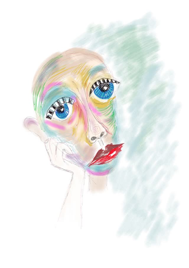 640x908 Slate Sketch Rag Tag Magpie - Slate Sketch