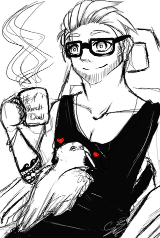 320x474 Sketch With Me And My Birb Max I Am Just The Slave From My Parrot - Slave Sketch