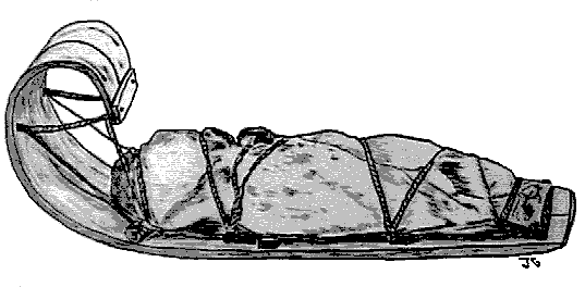 537x264 Dog Sleds In The Northwest - Sled Sketch