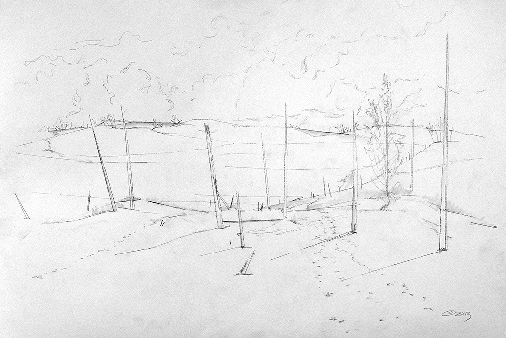 1024x684 Oliver Uberti - Sleeping Bear Sketch