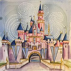 236x236 Disneyland Castle Drawing - Sleeping Beauty Castle Sketch