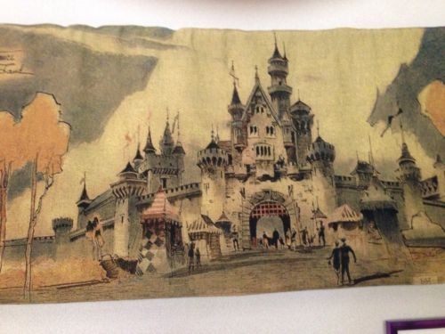 500x375 Disney Sleeping Beauty Castle Sketch Tapestry - Sleeping Beauty Castle Sketch