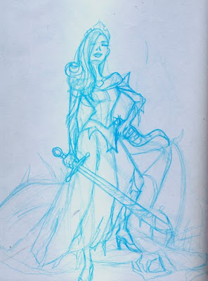 296x400 Serkworks Fairytale Fatales Sleeping Beauty Sketch - Sleeping Beauty Sketch