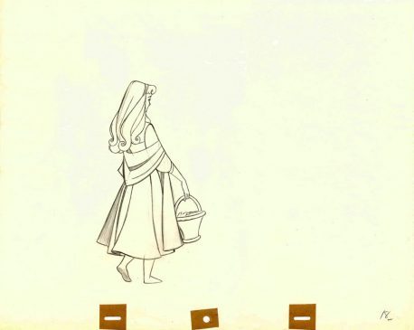 458x365 The Art Of Sleeping Beauty 100 Original Drawings And Sketches - Sleeping Beauty Sketch