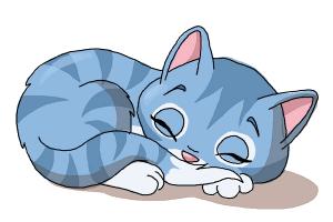 300x200 How To Draw A Sleeping Cat - Sleeping Cat Sketch