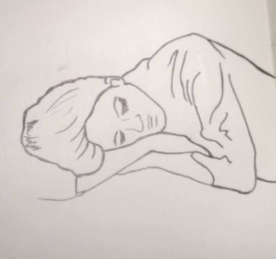 396x371 Image Result For Sleeping Girl Illustration Sketching - Sleeping Girl Sketch