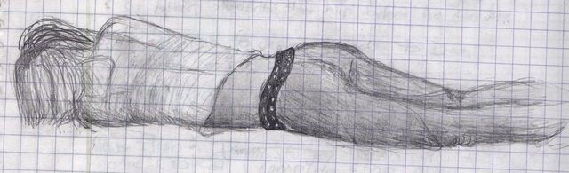 640x195 Xkcd Girl Sleeping (Sketch - Sleeping Girl Sketch