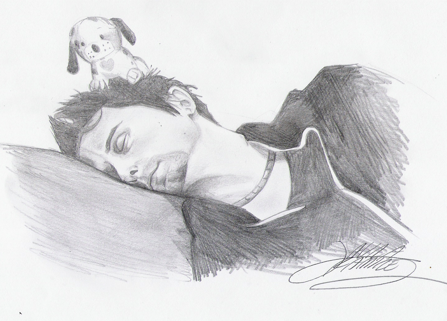 900x647 Matt Sleeping Sketch By Lauraramirez - Sleeping Sketch