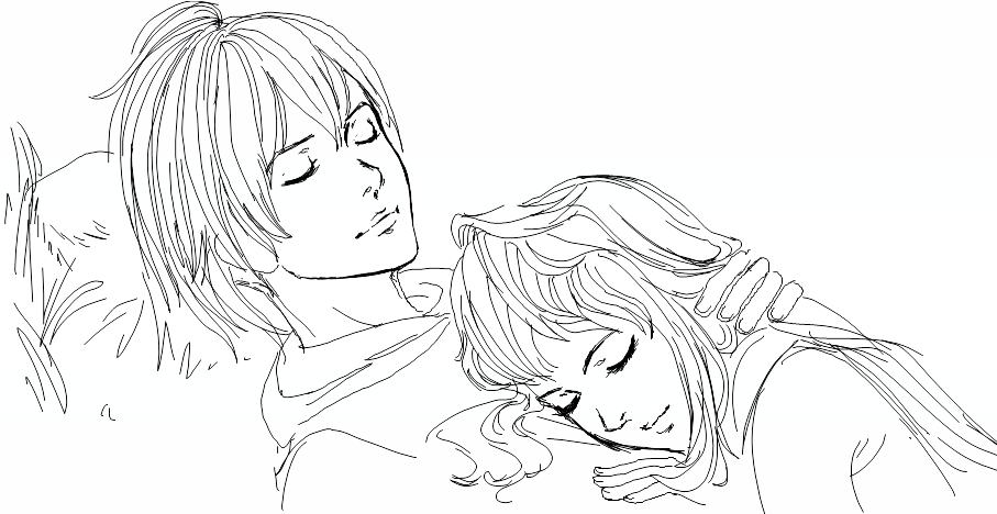 907x468 Sleeping - Sleeping Sketch