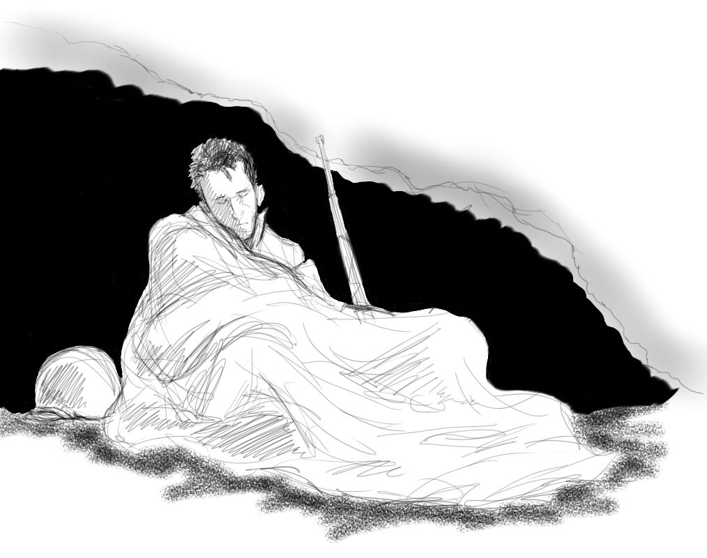 1014x800 Sleeping Sketch Wwii Gis - Sleeping Sketch