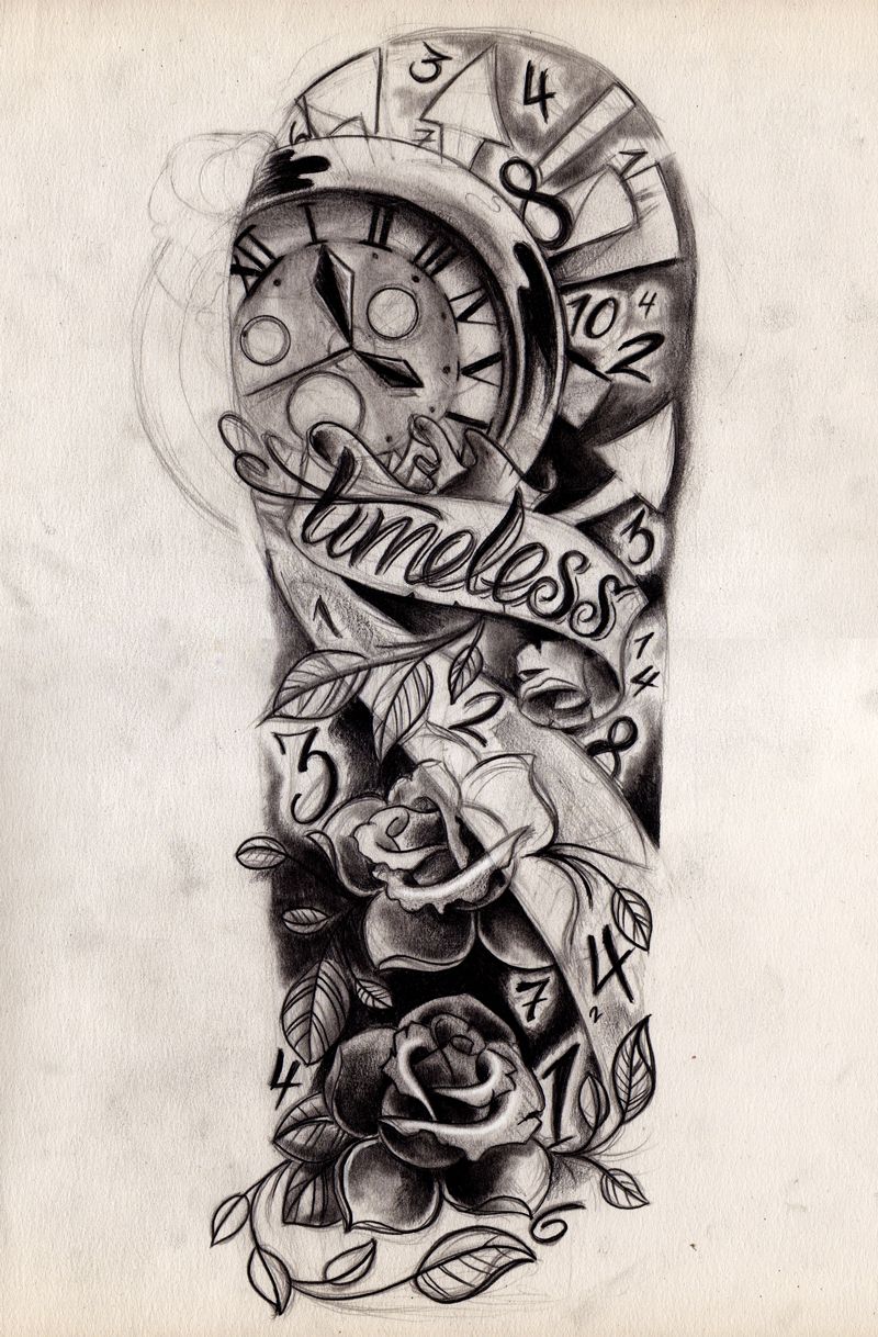 800x1218 Timeless Sleeve Sketch By Willemxsm My Next Tatt In 2018 - Sleeve Sketch