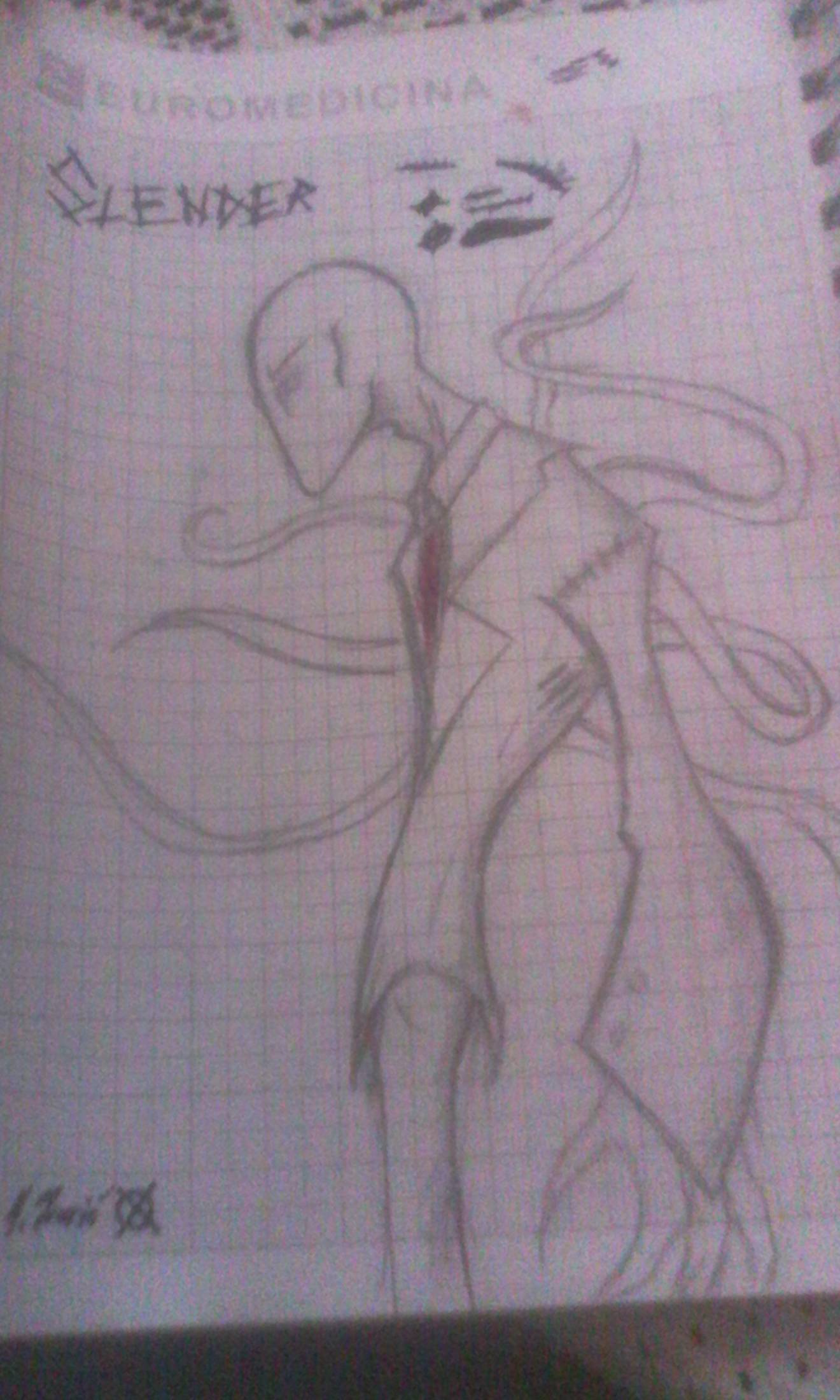 1320x2200 Slender Man Sketch - Slenderman Sketch