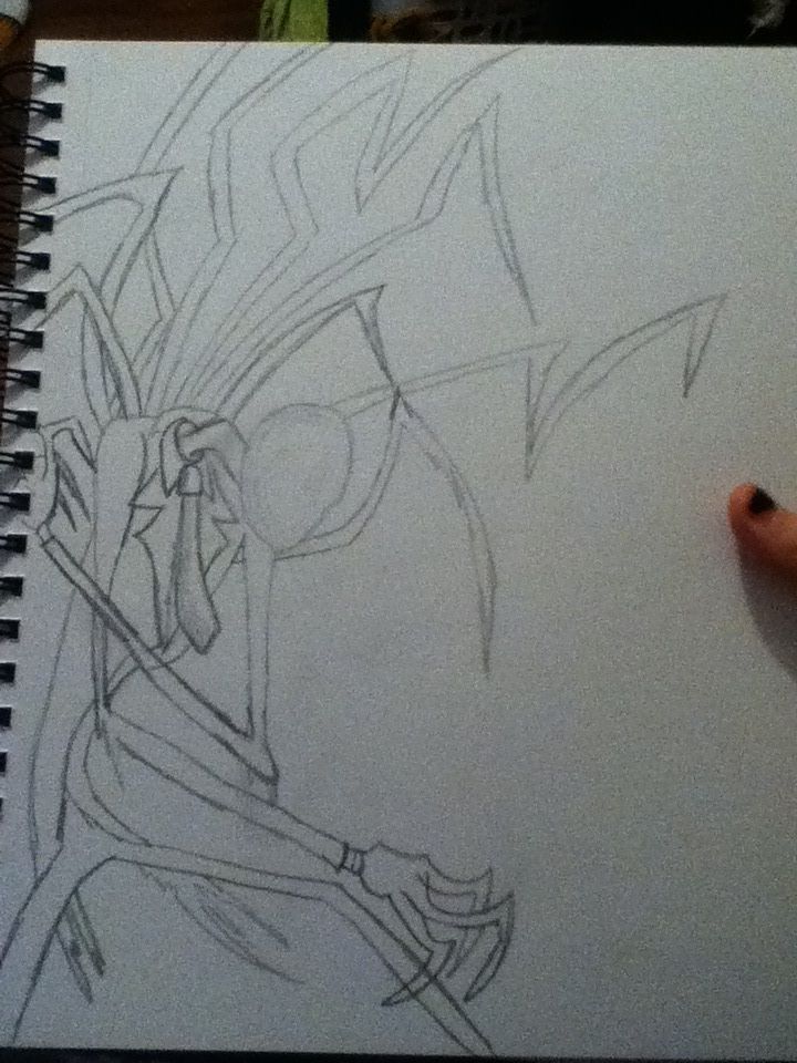 720x960 Slender Man Sketch Before The Color Art Slender - Slenderman Sketch