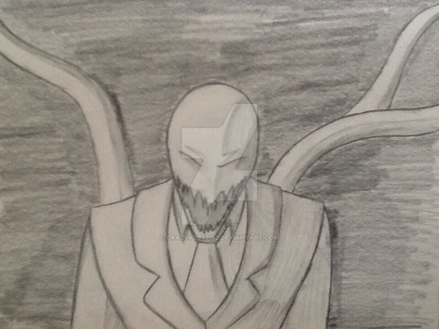 900x675 Slenderman Sketch (Art Trade) By Crazyabby2012 - Slenderman Sketch