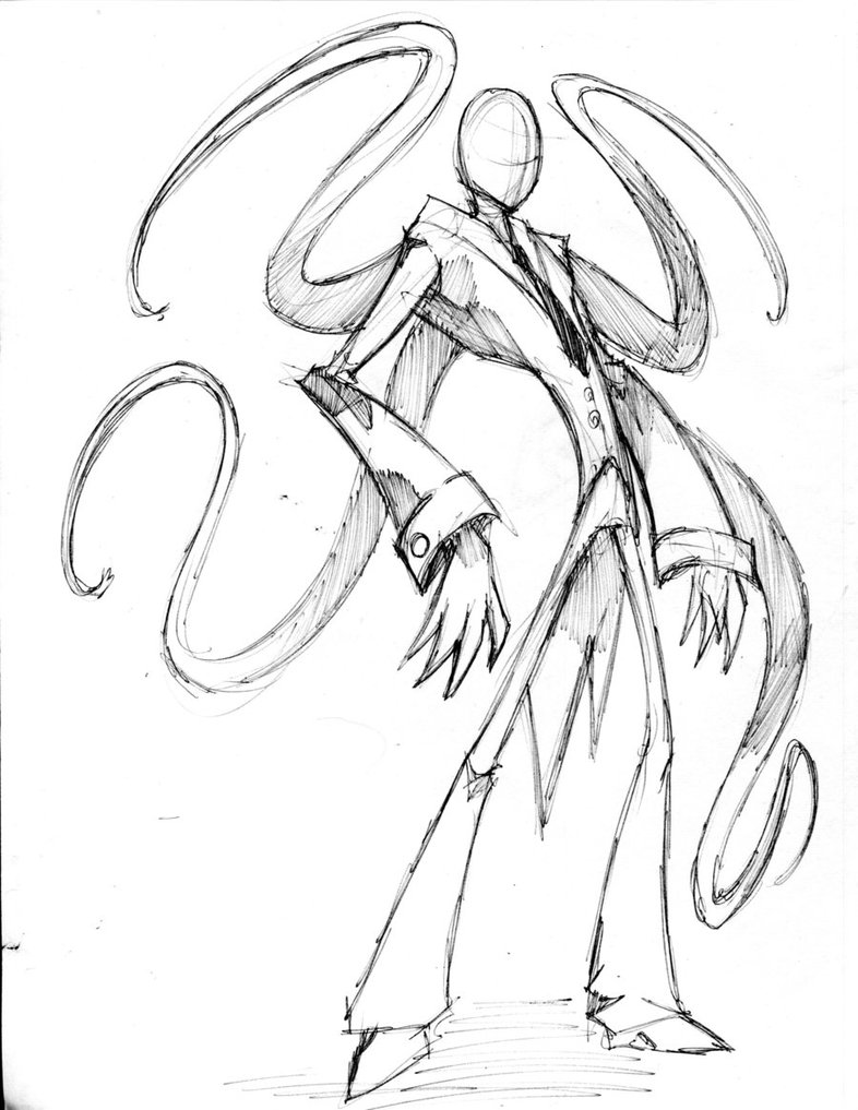 786x1017 Slenderman - Slenderman Sketch