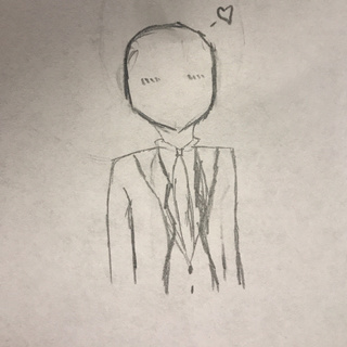 320x320 Slenderman Quick Sketch - Slenderman Sketch