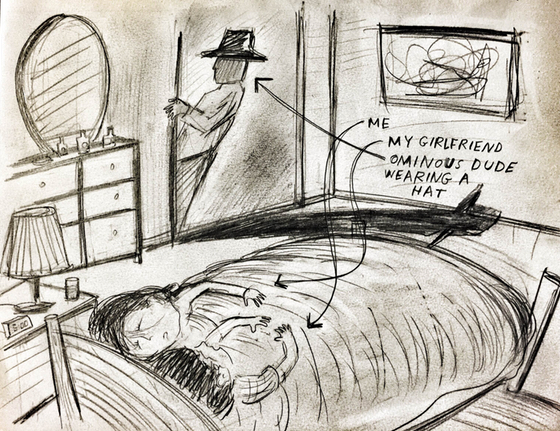 560x431 Image - Slenderman Sketch