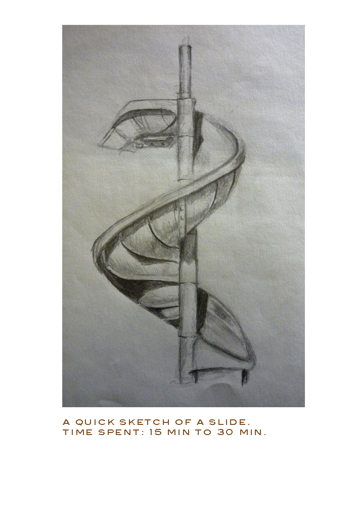 708x1024 Slide Sketch By Emmavale - Slide Sketch