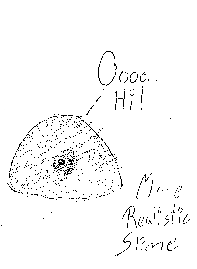 686x938 More Realistic Minecraft Slime Sketch By Insanitycreator - Slime Sketch